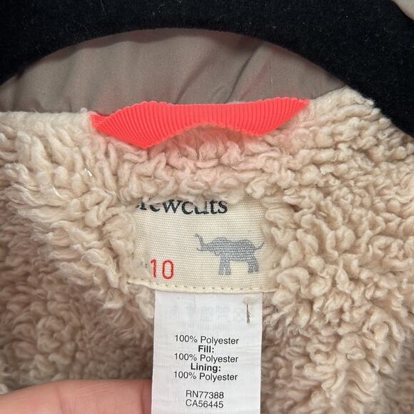 Crewcuts Sherpa Lined Vest - Mocha - 10 - Picture 4 of 5